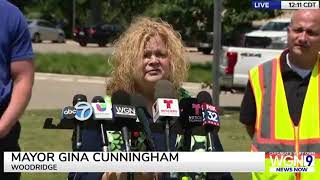 Woodridge Tornado Damage Update News Conference