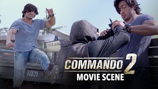 Vidyut Jammwal & Adah Sharma Takes On The Enemies | Commando 2 | Movie Scene