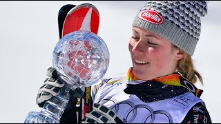 Mikaela Shiffrin Wins First Slalom Crystal Globe (Lenzerheide 2013)
