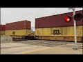 eastbound bnsf s lhalpc1 passes over henderson street in galesburg il