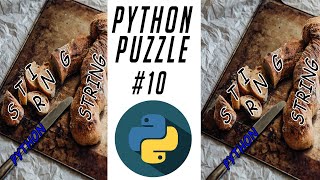 SPLIT STRINGS || PYTHON PUZZLE #10