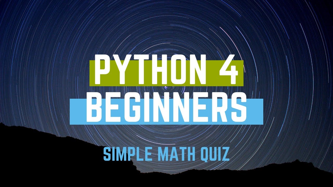 Basic Python Math Quiz - YouTube