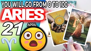 Aries ♈️ 🎁𝐋𝐀𝐒𝐓 𝐌𝐈𝐍𝐔𝐓𝐄 𝐒𝐔𝐑𝐏𝐑𝐈𝐒𝐄❗️ 𝐘𝐎𝐔 𝐖𝐈𝐋𝐋 𝐆𝐎 𝐅𝐑𝐎𝐌 𝐎 𝐓𝐎 𝟏𝟎𝟎🔥💥 horoscope for today APRIL 21 2023 ♈️