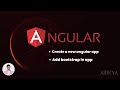 Install and create an new angular app and add bootstrap | Angular Installation | Angular | Bootstrap