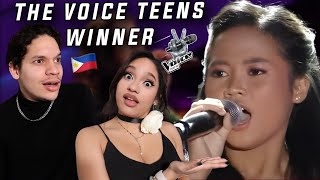 The End of The Voice Philippines... | Waleska & Efra react to Winner of Voice Te