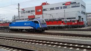 #railjet#Tschechischer Railjet, Ceske drahy, fährt ab in Graz nach Prag, Steiermark, Austria