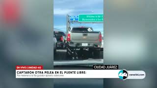 Captaron otra pelea en el Puente Libre