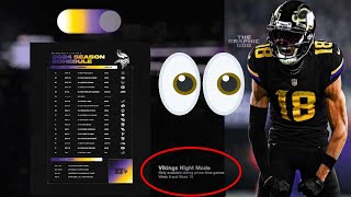 Did the Minnesota Vikings Tease Black Uniforms in Their Schedule Release ? 👀👀👀