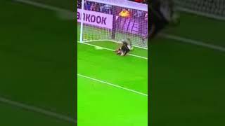 Martinelli penalty saved by Sporting Lisbon goalkeeper #shorts
