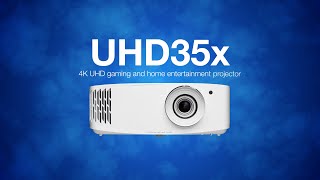 Optoma UHD35x - Bright, True 4K UHD gaming and home entertainment projector