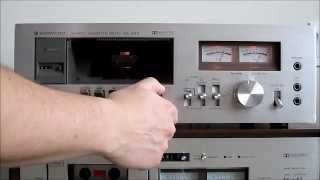 Kenwood KX-620 Vintage Casstte Stereo Deck Recorder Demo