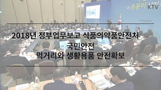 2018년 정부업무보고 국민안전 식품의약품안전처 \