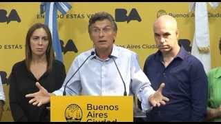 Mauricio Macri en conferencia de prensa sobre la situación en el Hospital Borda (completa)