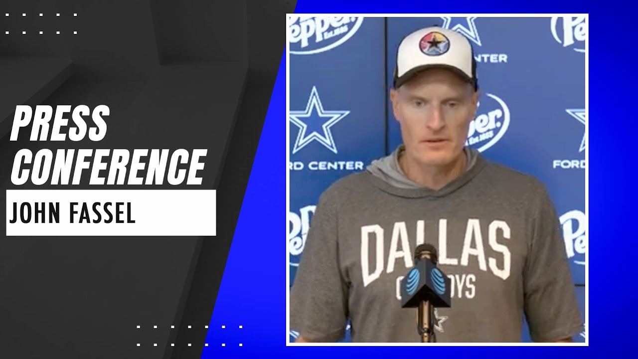 Coach John Fassel: Press Conference | Dallas Cowboys 2022 - YouTube