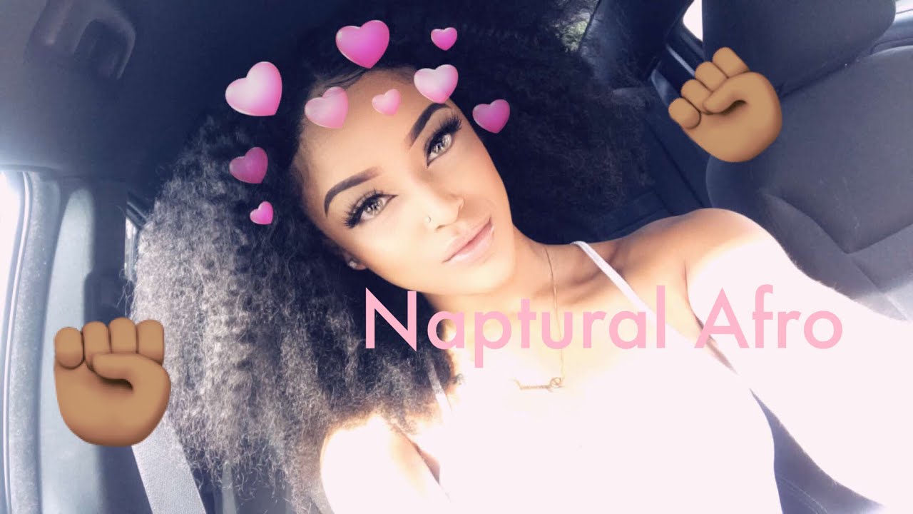 Styling My Afro Braid Out Tutorial Youtube