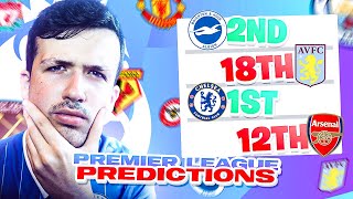 MY 2021/22 PREMIER LEAGUE PREDICTIONS