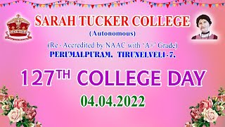 Sarah Tucker College | 127 th College Day | LIVE...