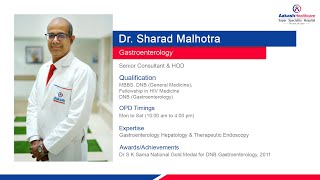 Dr. Sharad Malhotra, Sr. Consultant \u0026 HOD – Gastroenterology, speaking about Abdominal Pain