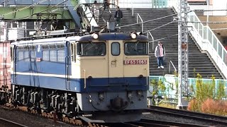 JR貨物　EF65 2065 貨物列車　常磐線 北松戸駅