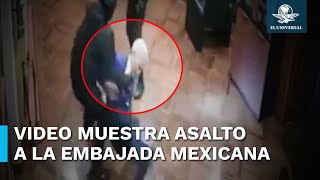 AMLO revela video de la irrupción a la embajada mexicana en Ecuador