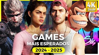 OS 36 GAMES MAIS ESPERADOS PARA 2024-2025!!