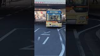 神奈中バス　や４０号車　間１７系統　桜ヶ丘駅西口行　大和駅西口バス停到着　#神奈中バス #大和 #三菱ふそう #ノンステップバス #kanachu #shorts