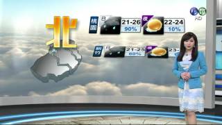 華視生活氣象 明天東北風增強
