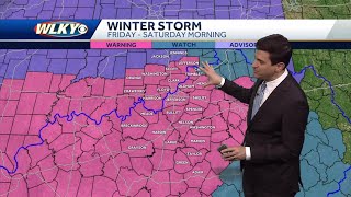 Cold Thursday, winter storm tomorrow