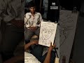 street artist performs live caricature in wedding function velvomcaricature