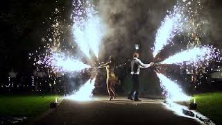 Duo Fans With Fireworks | Flux Entertainment