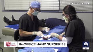 'Completely awake': Quick, safe hand procedures help patients avoid the operating room