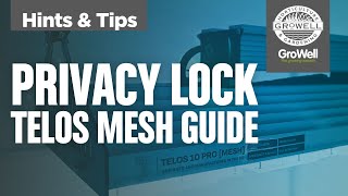 Telos Mesh Privacy Lock Guide | Hints \u0026 Tips