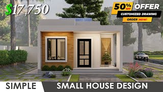 2 Bedroom small House Design | 7mx7m House Plan | House Design Ideas | Interior Design | House Tour