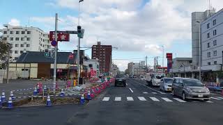 札幌市中央区　藻岩山麓通交差点～環状通～南19条大橋　ドライブ　2019