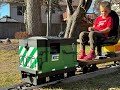 Backyard Railroad: Elan's 1st Operating Train Alone!