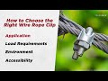 how to choose wire rope clips installation process included