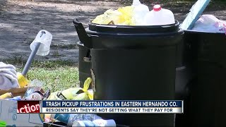 Trash pickup frustrations in Eastern Hernando Co.