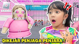 SAMANTHA KABUR DARI PENJARA BARBIE PINK ROBLOX QUEEN BARRY'S PRISON 😱 GAME VIRAL INDONESIA