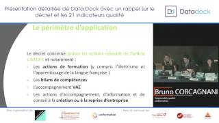 Présentation détaillée de Datadock, le décret et les 21 indicateurs qualité