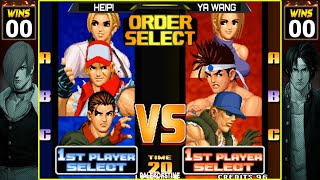 KOF 98 - Heipi (黑皮) Vs Ya Wang (丫王) FT10 Random Select