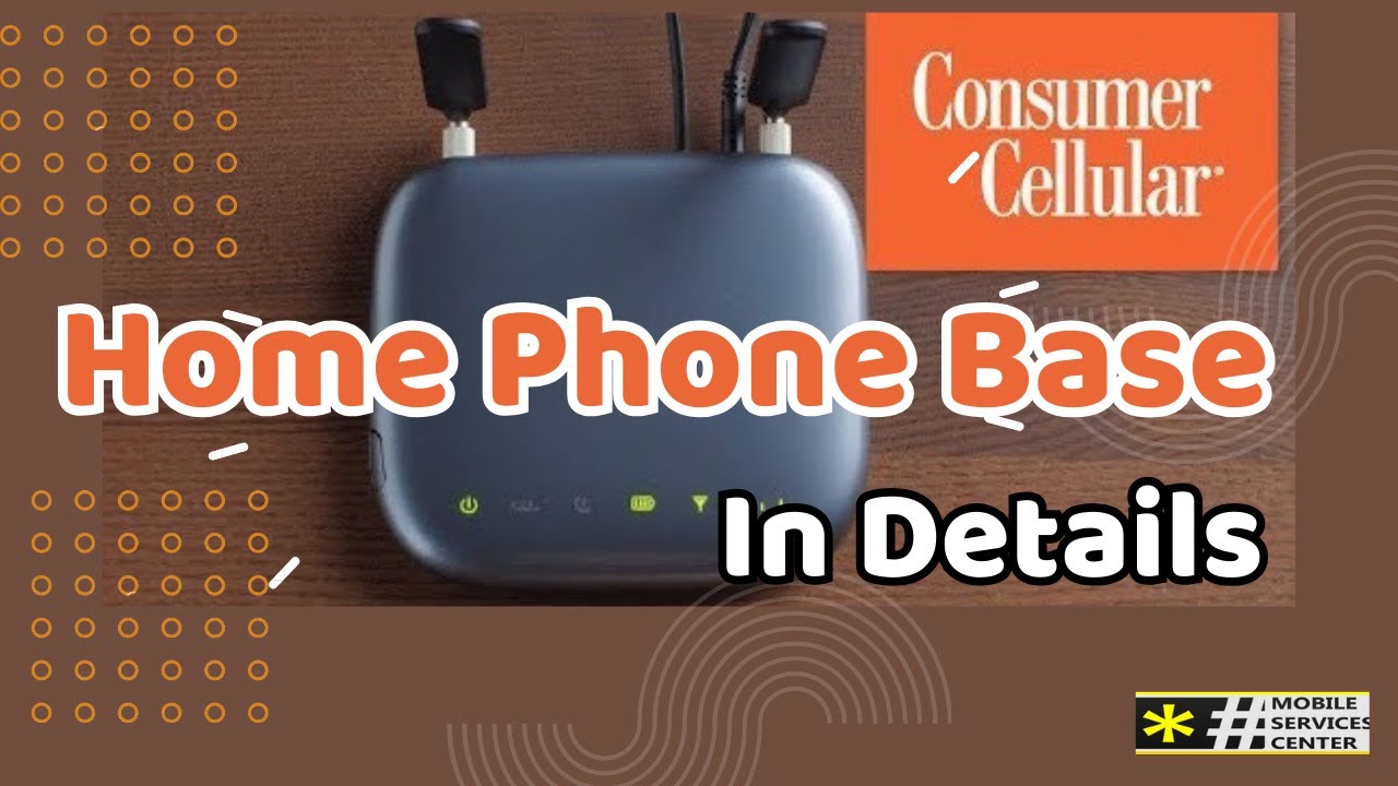 Home Phone Base In Details Consumer Cellular Youtube