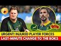 🚨NOW! RASSIE ERASMUS JUST MADE ANOTHER CHANGE TO THE SPRINGBOKS | SPRINGBOKS NEWS