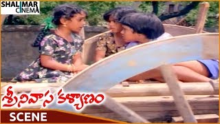 Srinivasa Kalyanam Movie || Suthi Velu's Daughter Helps Children For Escaping || Venkatesh, Gouthami