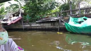 นั่งเรือ คลองสวน Longtail boats