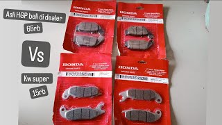 bahas sparepart Honda ori hgp vs kw super