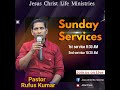 JCLM | 27th OCTOBER 2024 SUNDAY  SERVICE  | JESUS CHRIST LIFE MINISTRIES