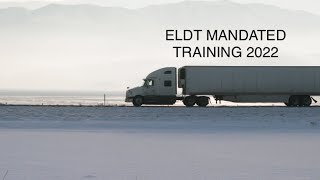 MUST WATCH ELDT CDL training