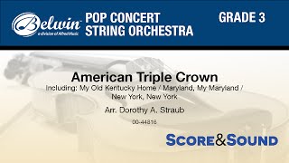 American Triple Crown, arr. Dorothy A. Straub - Score \u0026 Sound