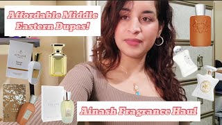 Ainash Fragrance Haul | Affordable Middle Eastern Dupes | Unnoticed Brand In The Arab Perfume Market