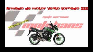 Armado de motor Vento tornado 250 segunda parte (audio corregido)